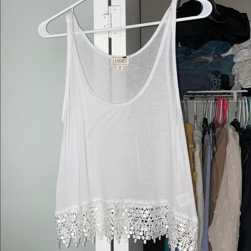 White tank top